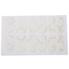 50pcs Charming Diamond Decorations Stylish White Lace Nail Stickers