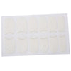 50pcs Charming Diamond Decorations Stylish White Lace Nail Stickers