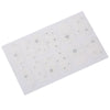50pcs Charming Diamond Decorations Stylish White Lace Nail Stickers