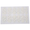 50pcs Charming Diamond Decorations Stylish White Lace Nail Stickers