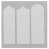 10 pcs Stylish Smile Pattern Decoration Manicure Nail Paste Tip Guides