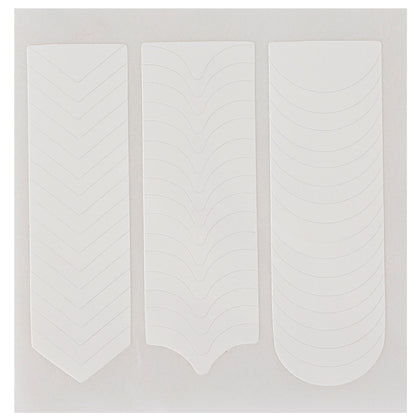 10 pcs Stylish Smile Pattern Decoration Manicure Nail Paste Tip Guides