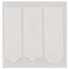 10 pcs Stylish Smile Pattern Decoration Manicure Nail Paste Tip Guides