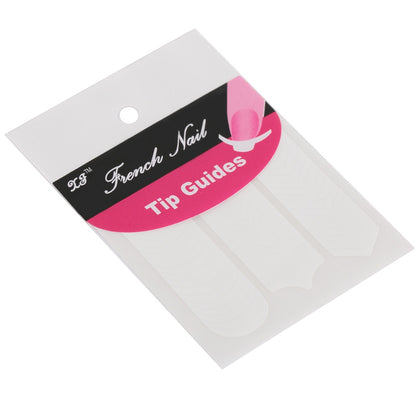 10 pcs Stylish Smile Pattern Decoration Manicure Nail Paste Tip Guides