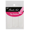 10 pcs Stylish Smile Pattern Decoration Manicure Nail Paste Tip Guides