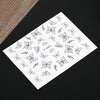 50 pcs Fashion 3D DIY Black Decal Nail Art Decoration Sticker