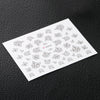 50 pcs Fashion 3D DIY Black Decal Nail Art Decoration Sticker