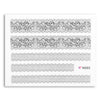 50 pcs Fashion 3D DIY Black Decal Nail Art Decoration Sticker