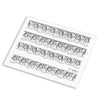 50 pcs Fashion 3D DIY Black Decal Nail Art Decoration Sticker