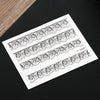 50 pcs Fashion 3D DIY Black Decal Nail Art Decoration Sticker