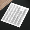 50 pcs Fashion 3D DIY Black Decal Nail Art Decoration Sticker