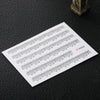 50 pcs Fashion 3D DIY Black Decal Nail Art Decoration Sticker