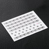 50 pcs Fashion 3D DIY Black Decal Nail Art Decoration Sticker