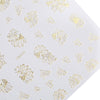50pcs Fashion 3D DIY Gold Silver Jewelry Manicure Nail Sticker
