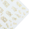 50pcs Fashion 3D DIY Gold Silver Jewelry Manicure Nail Sticker