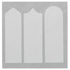 50 pcs Stylish Smile Pattern Decoration Manicure Nail Paste Tip Guides