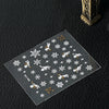 50pcs Snowflake Design Nail Sticker Manicure Decor Tools