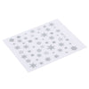 50pcs Snowflake Design Nail Sticker Manicure Decor Tools