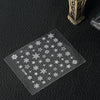 50pcs Snowflake Design Nail Sticker Manicure Decor Tools