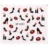 50pcs Fashion DIY Different Patterns Nail Art Decoration Sticker