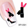 50pcs Fashion DIY Different Patterns Nail Art Decoration Sticker