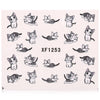 50pcs Fashion DIY Different Patterns Nail Art Decoration Sticker