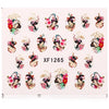 50pcs Fashion DIY Different Patterns Nail Art Decoration Sticker