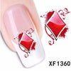 50pcs Fashion DIY Different Patterns Nail Art Decoration Sticker