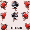 50pcs Fashion DIY Different Patterns Nail Art Decoration Sticker