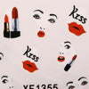 50pcs Fashion DIY Different Patterns Nail Art Decoration Sticker