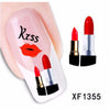 50pcs Fashion DIY Different Patterns Nail Art Decoration Sticker