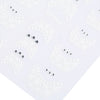 50pcs White Flower Lace Design Nail Sticker Manicure Decor Tools