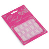 50pcs White Flower Lace Design Nail Sticker Manicure Decor Tools