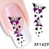 50pcs Fashion DIY Different Patterns Nail Art Decoration Sticker
