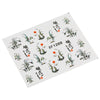 50pcs Watermark Tip Design Nail Sticker Manicure Decor Tools