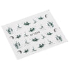 50pcs Watermark Tip Design Nail Sticker Manicure Decor Tools