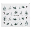50pcs Watermark Tip Design Nail Sticker Manicure Decor Tools
