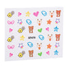 10pcs Emulational Nail Art Decal Sets Ultrathin Nail Sticker
