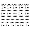 50pcs Stylish Ladies Women 3D Art Stickers Nail Stick Manicure Water Decal
