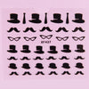 50pcs Stylish Ladies Women 3D Art Stickers Nail Stick Manicure Water Decal