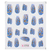 50pcs Stylish Art Tips Feather Water Transfers Nail Sticker for Ladies