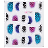 50pcs Stylish Art Tips Feather Water Transfers Nail Sticker for Ladies