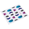 50pcs Stylish Art Tips Feather Water Transfers Nail Sticker for Ladies