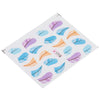 50pcs Stylish Art Tips Feather Water Transfers Nail Sticker for Ladies