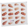 50pcs Stylish Art Tips Feather Water Transfers Nail Sticker for Ladies