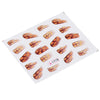 50pcs Stylish Art Tips Feather Water Transfers Nail Sticker for Ladies