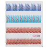 50pcs Stylish Art Tips Feather Water Transfers Nail Sticker for Ladies