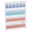 50pcs Stylish Art Tips Feather Water Transfers Nail Sticker for Ladies