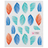 50pcs Stylish Art Tips Feather Water Transfers Nail Sticker for Ladies