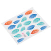 50pcs Stylish Art Tips Feather Water Transfers Nail Sticker for Ladies